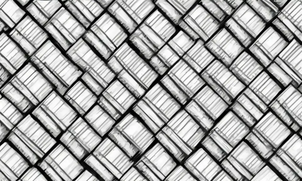 Líneas diagonales entrelazadas con sombras y texturas crean una composición armónica y dinámica