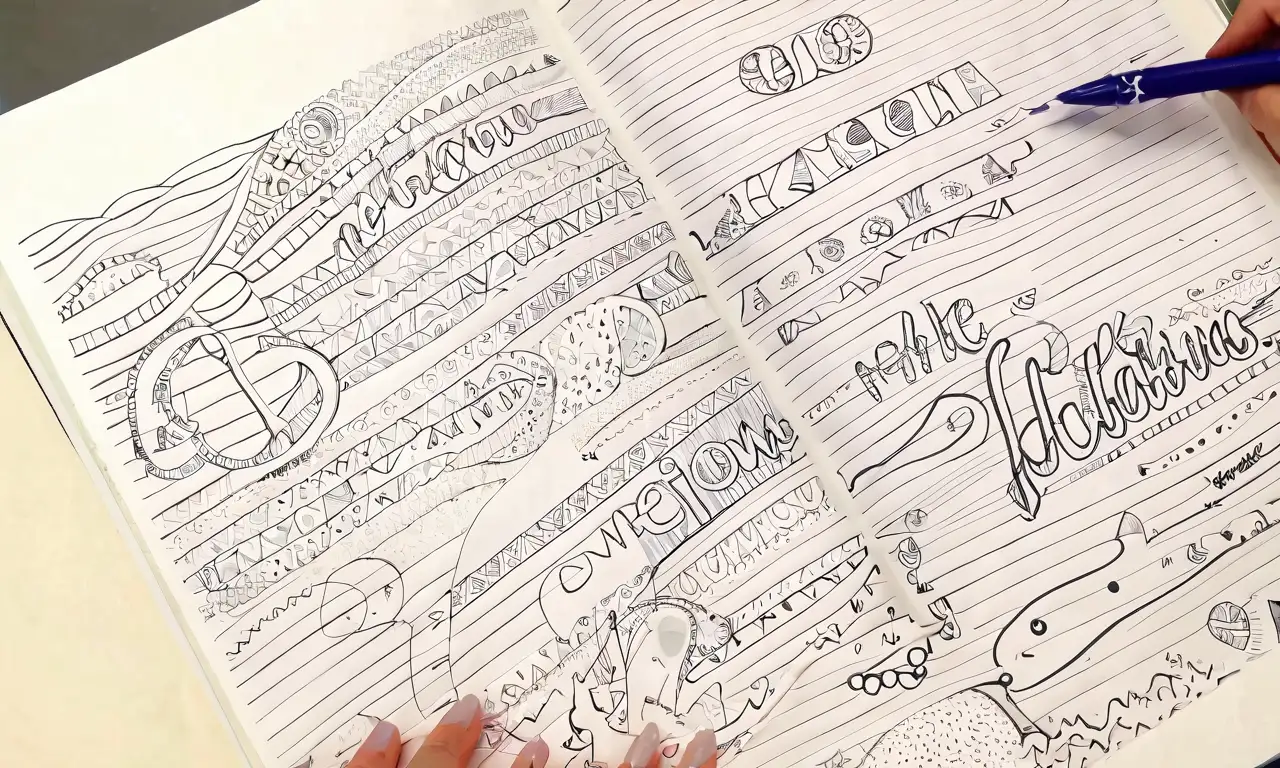 Composición visual que combina tipografía en negrita, gradientes suaves, detalles intrincados y una paleta de colores cálidos