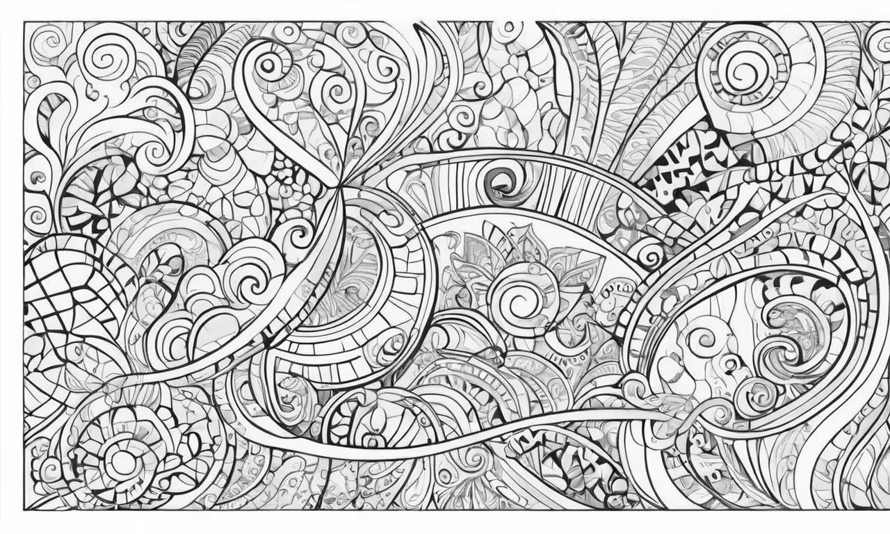 El diseño combina líneas audaces, sombras suaves y texturas variadas para crear profundidad y claridad visual