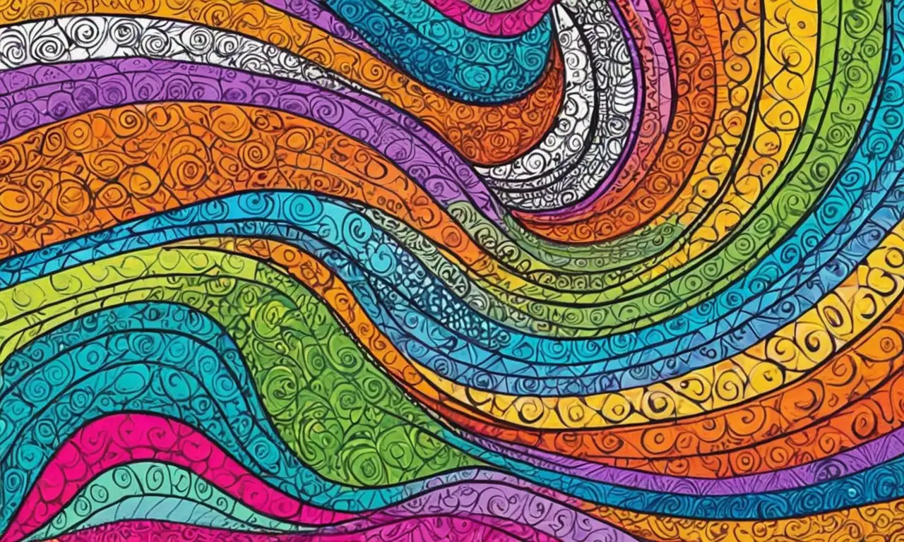 El arte combina colores vibrantes, formas intrincadas y patrones culturales para evocar unidad, diversidad y conexión