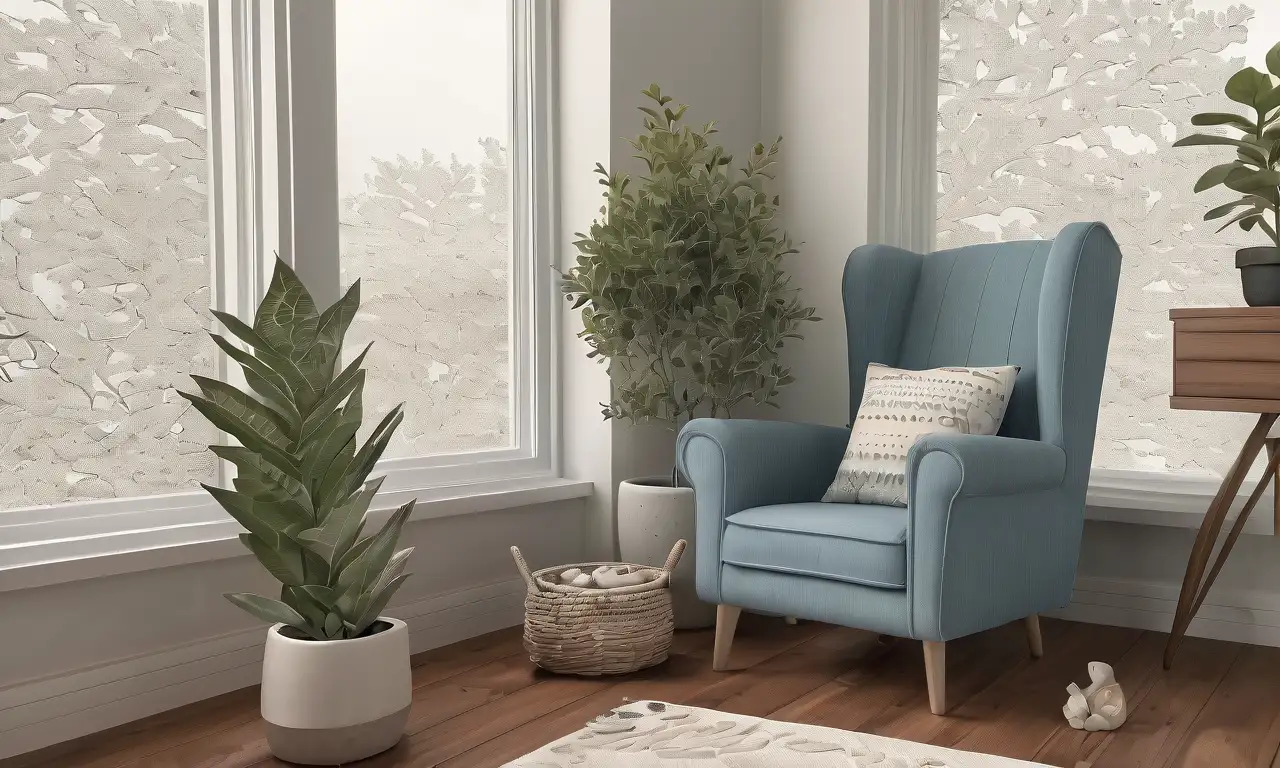 Un rincón de lectura acogedor con luz suave, libros ordenados, un sillón cómodo y una atmósfera tranquila