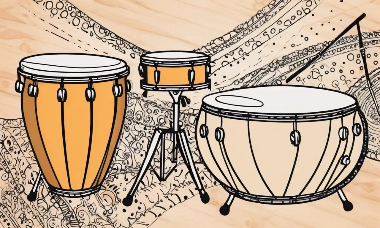 El arte combina contornos, texturas y colores para evocar música y movimiento