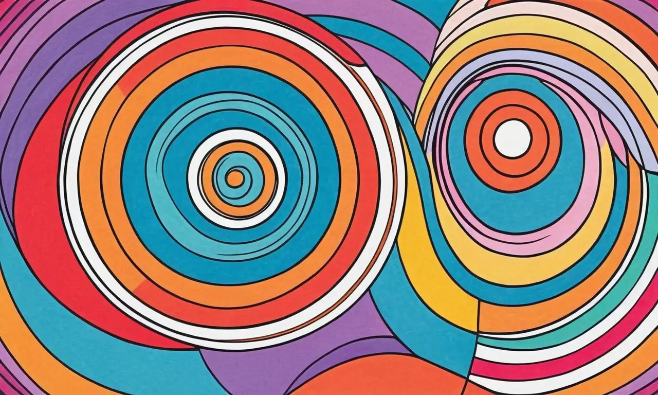 Elementos artísticos como líneas, colores y texturas crean profundidad, drama y complejidad visual
