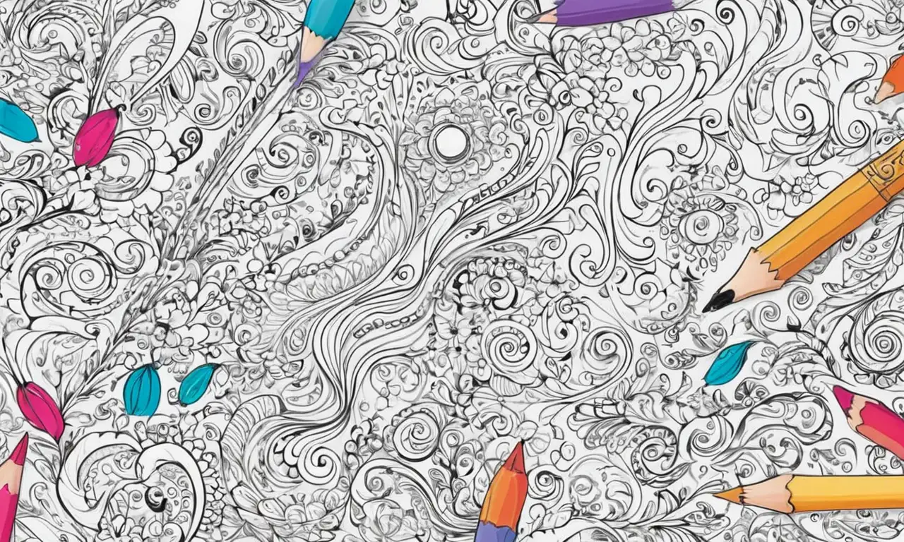 Una explosión de colores y detalles en la ilustración da vida y movimiento a la escena
