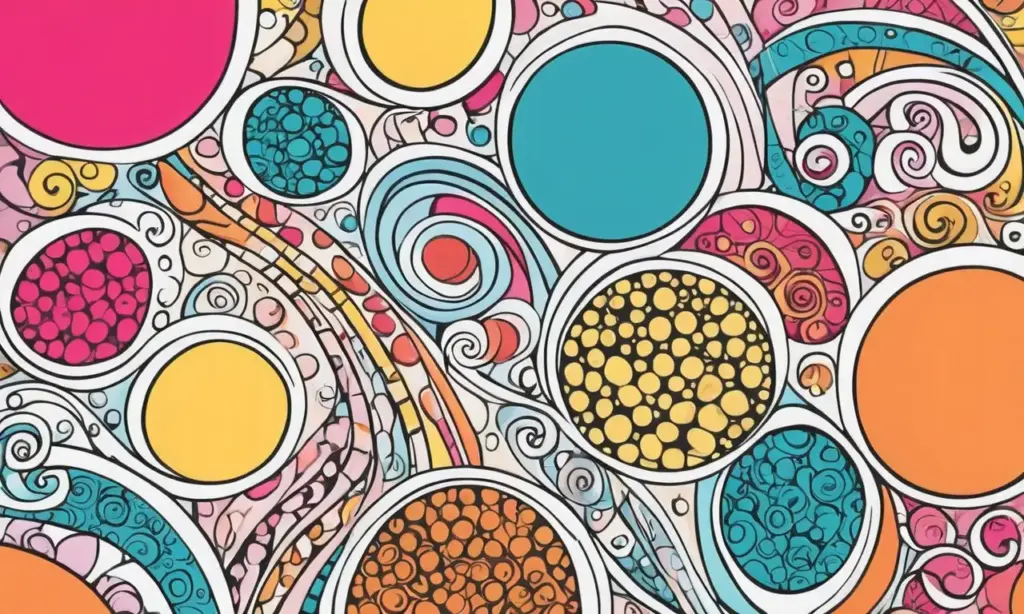 Líneas dinámicas y colores vibrantes crean una obra rica en profundidad y movimiento