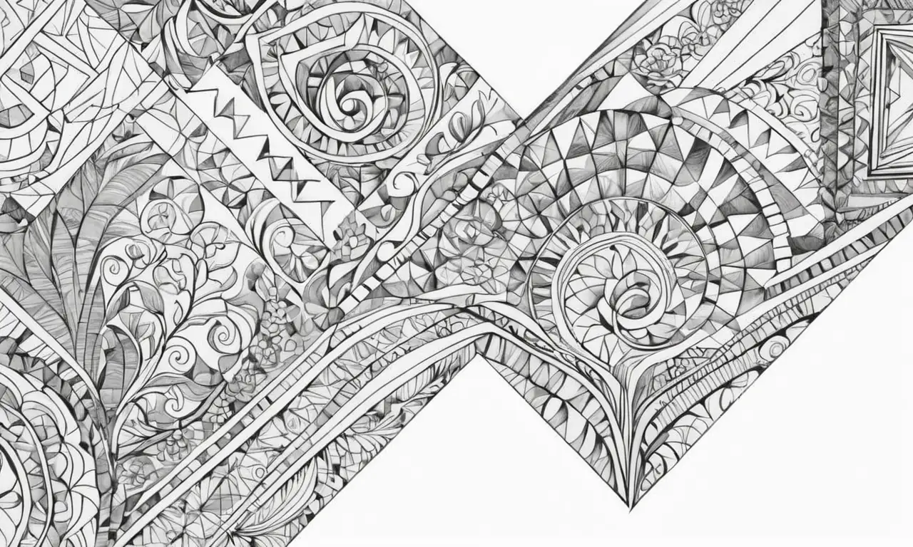 Diseño visual que combina formas, texturas y colores para crear profundidad y claridad