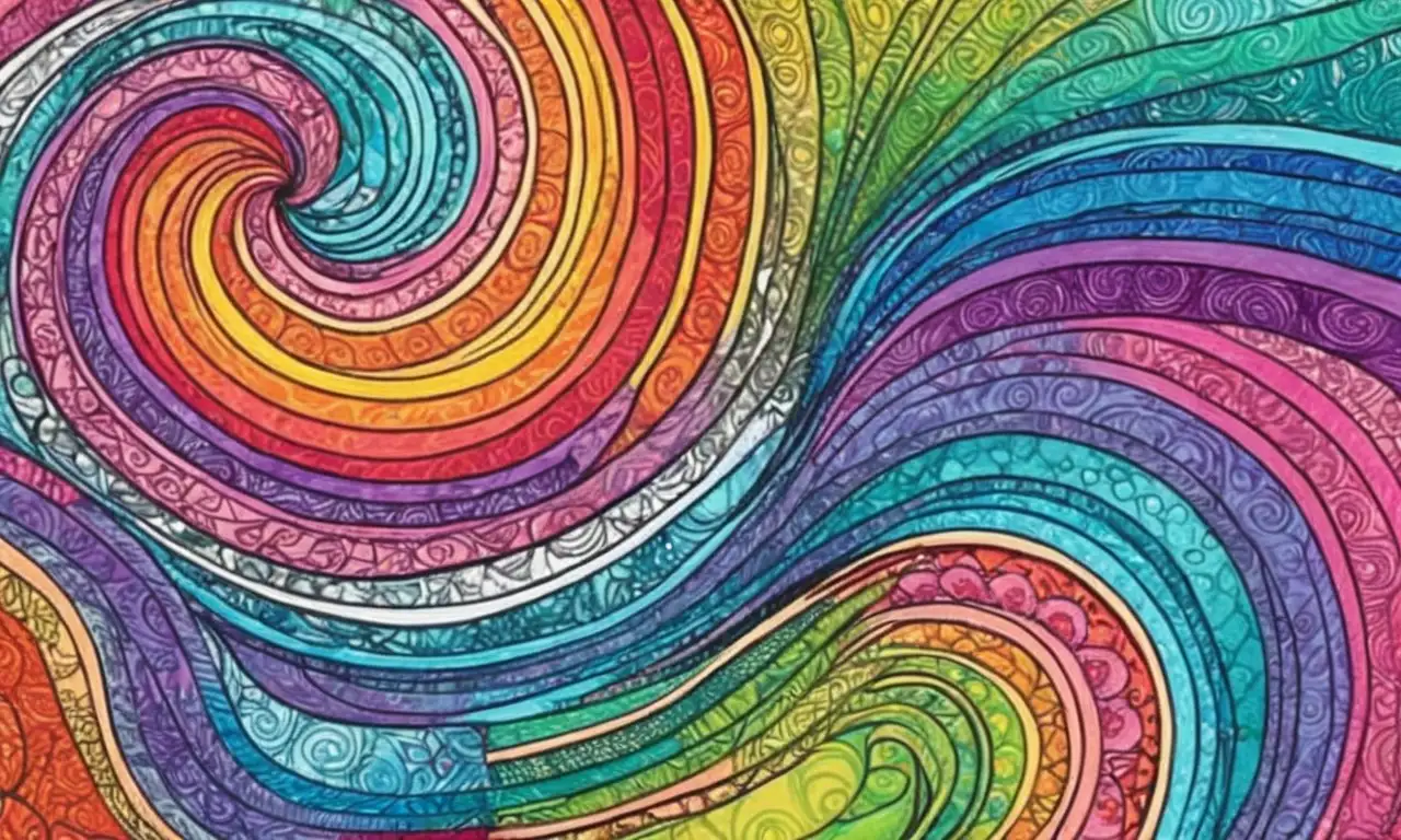 Un diseño complejo combina líneas, sombras y colores para evocar emoción y conexión