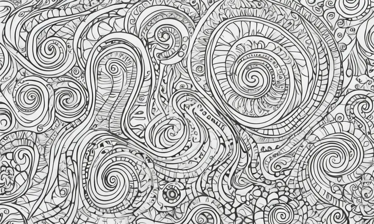 Una composición vibrante y equilibrada de colores, líneas y texturas que cuenta una historia visual