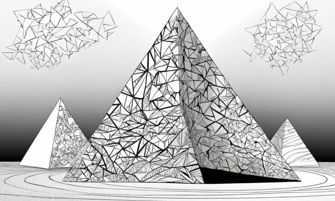 El dibujo combina líneas precisas, sombras suaves y texturas ricas para crear una experiencia visual dinámica y armónica