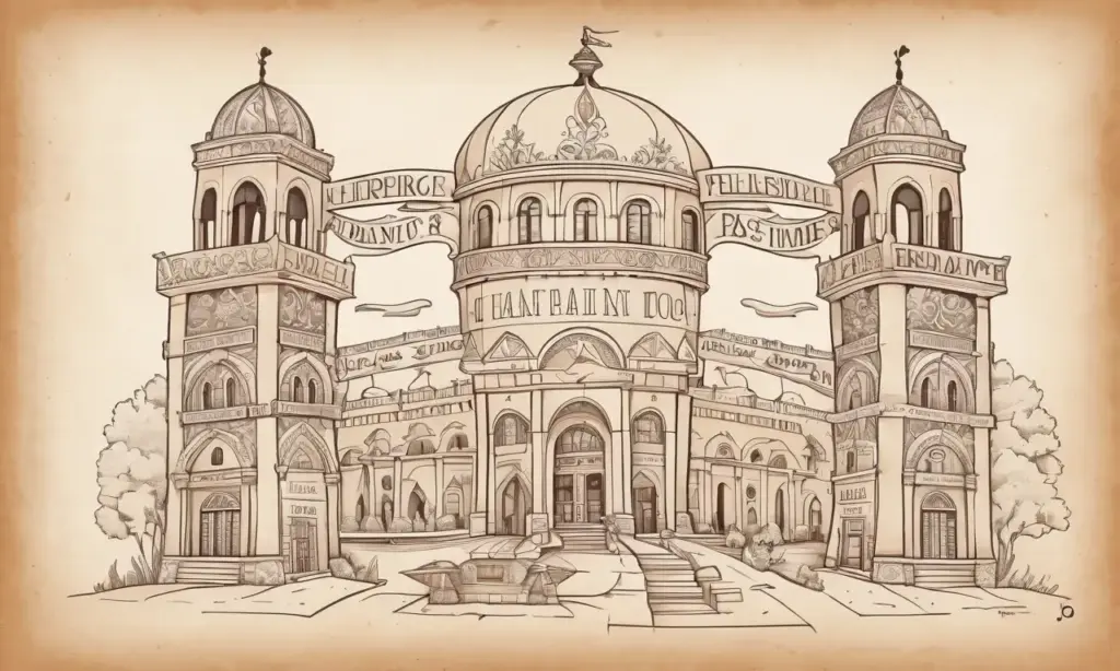 Un diseño elegante en tonos cálidos que mezcla detalles históricos y un fondo envejecido