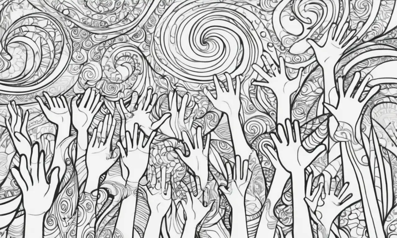 Un conjunto de técnicas artísticas crea una obra rica en profundidad, movimiento y emoción