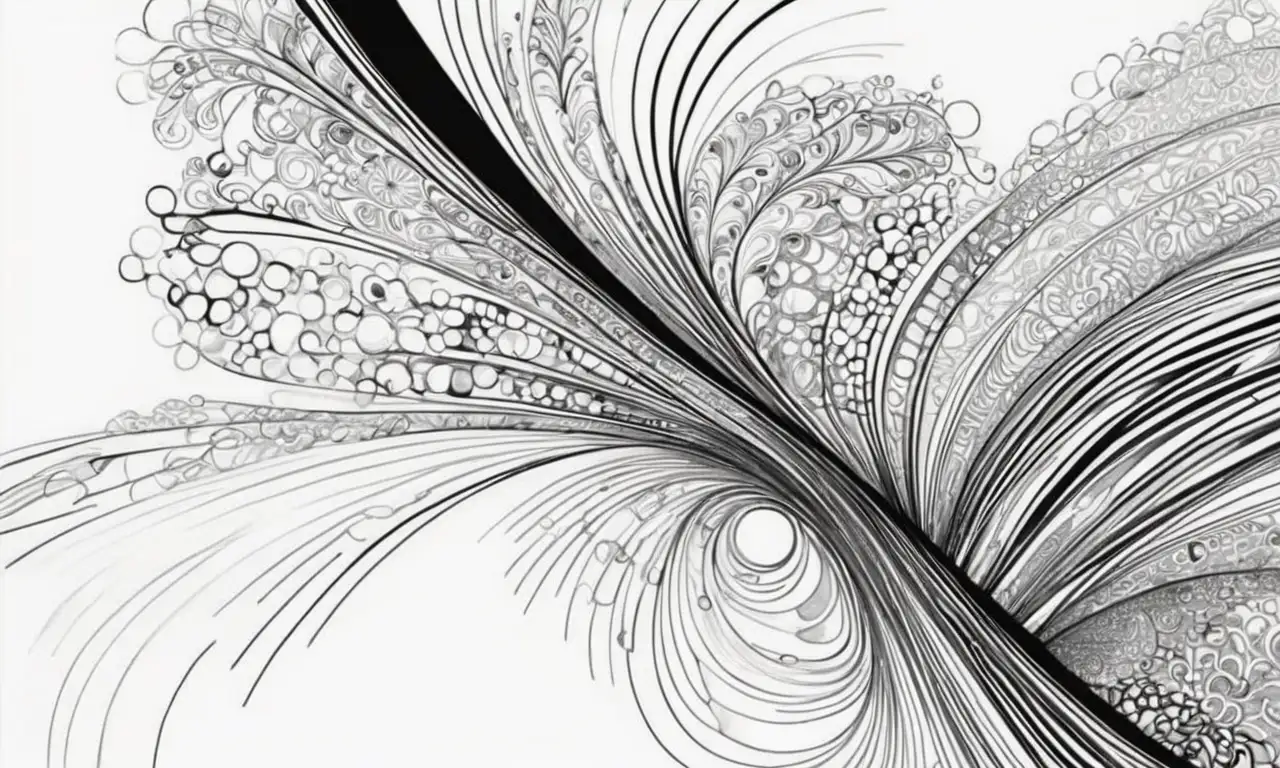 Líneas dinámicas y texturas contrastantes crean imágenes vibrantes que evocan emociones y narrativas