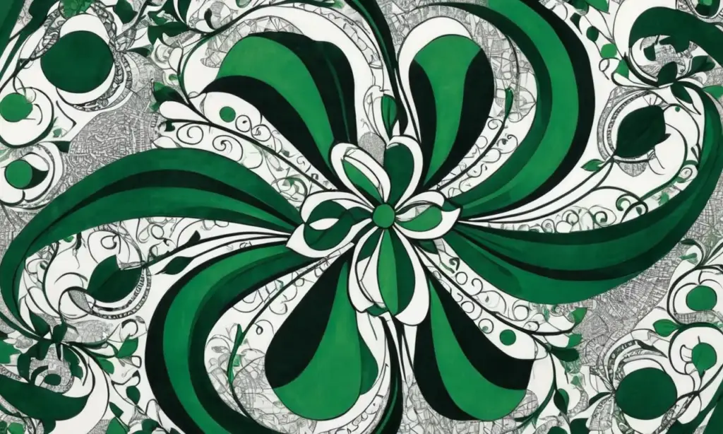 Una composición visual intrigante con contrastes de colores y texturas que evoca movimiento y simbolismo