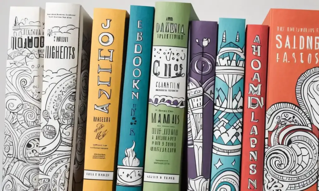 Líneas audaces y sombreados suaves crean profundidad y dinamismo en ilustraciones de libros