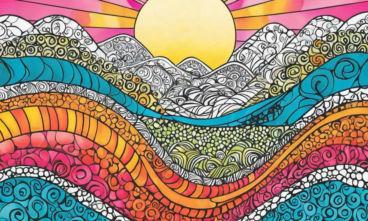 El arte combina líneas, color y texturas para transmitir emociones y fuerza