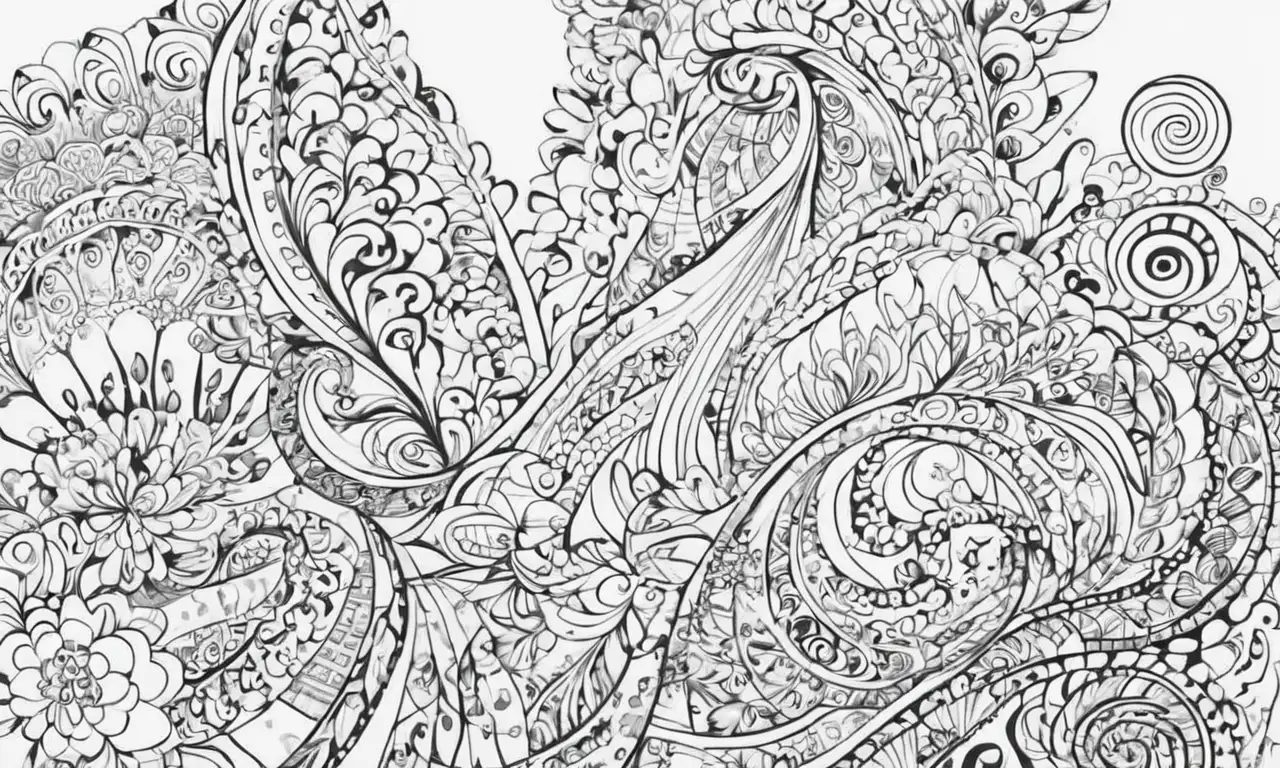 El arte combina figuras gráciles, texturas diversas y contrastes de luz para crear una narrativa compleja y evocadora