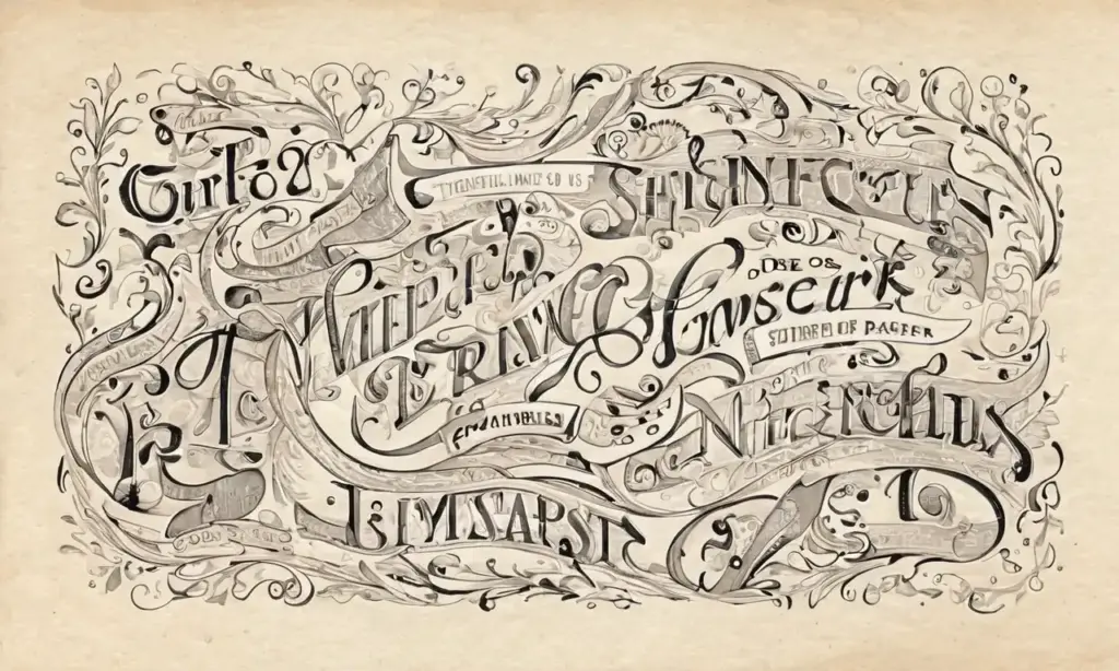 Diseño elegante con título en script