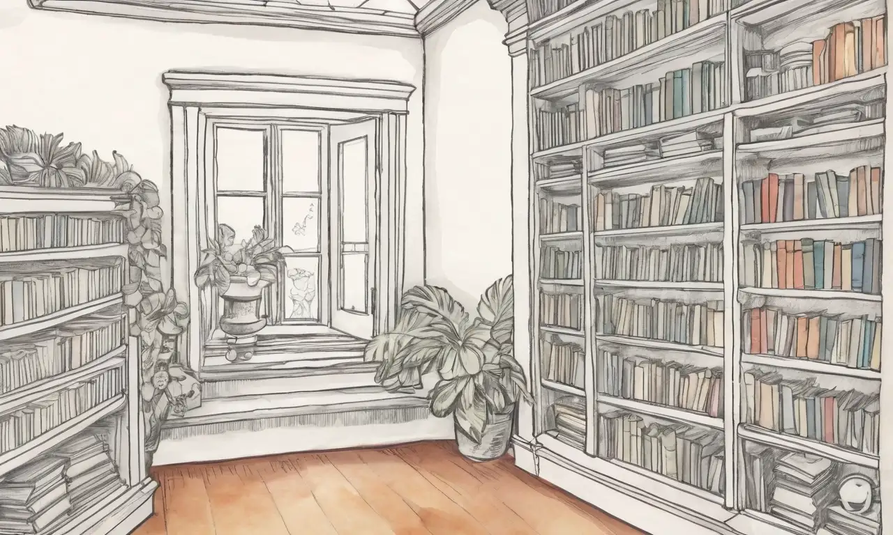 Una biblioteca acogedora y llena de detalles invita a explorar sus historias