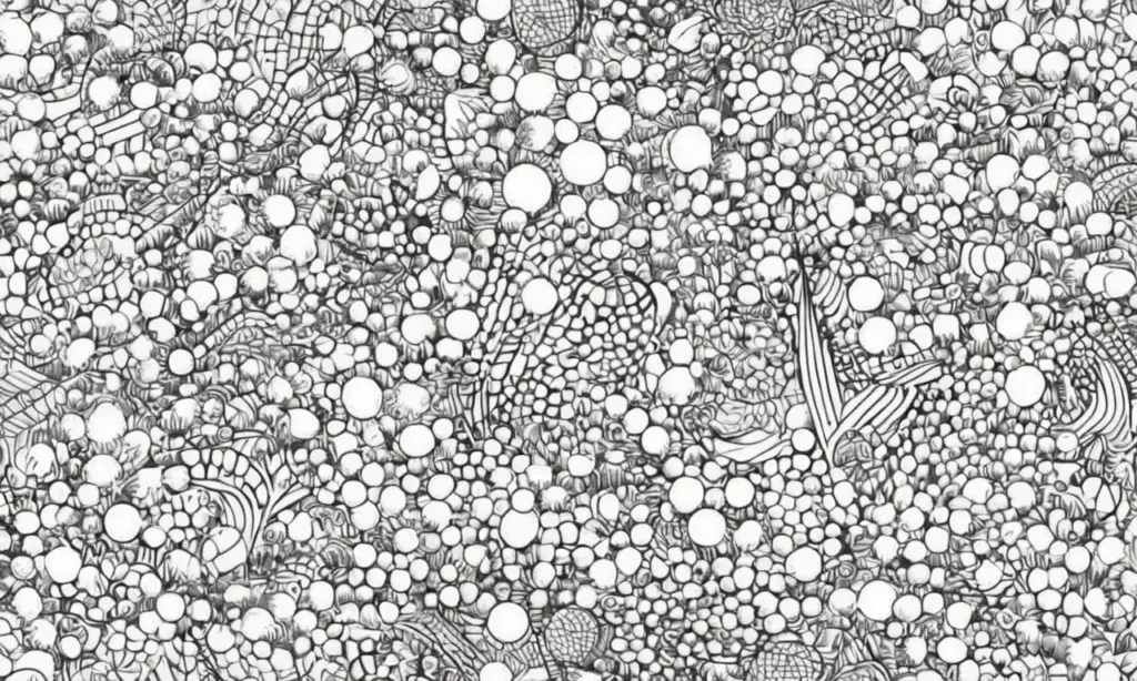 Una composición científica con líneas intrincadas