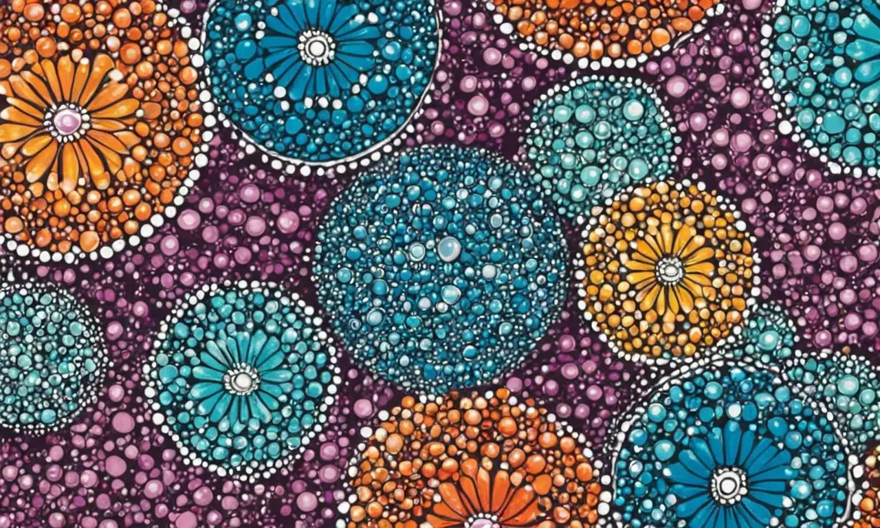 El arte científico combina líneas intrincadas, sombras suaves y colores vibrantes para representar átomos y moléculas con profundidad y complejidad