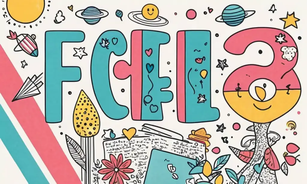 Diseño colorido y dinámico con tipografía atrevida