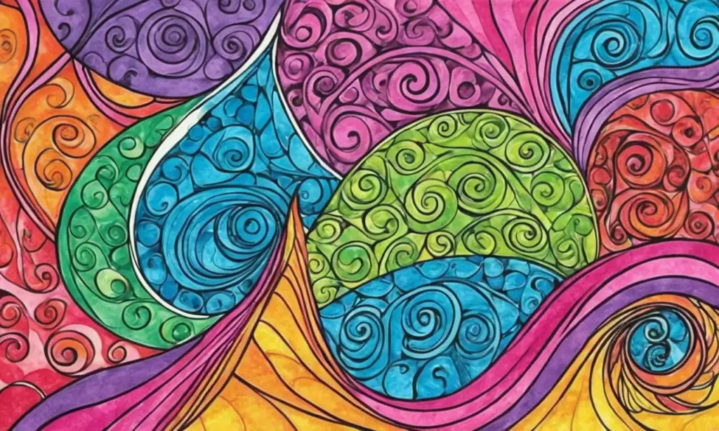 Colores vibrantes y detalles intrincados en composiciones armoniosas