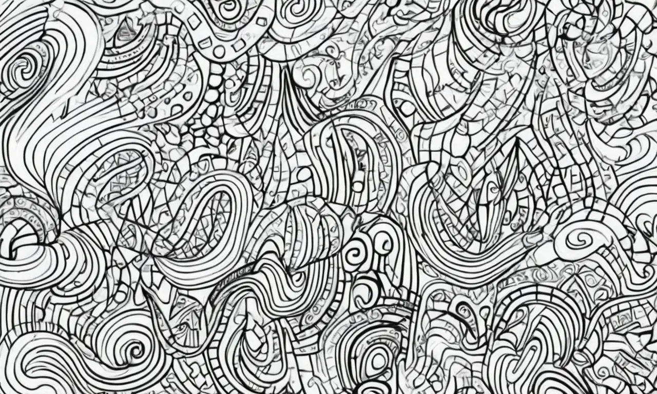 Líneas dinámicas y colores vibrantes crean una composición que cuenta historias de unidad, conflicto y movimiento