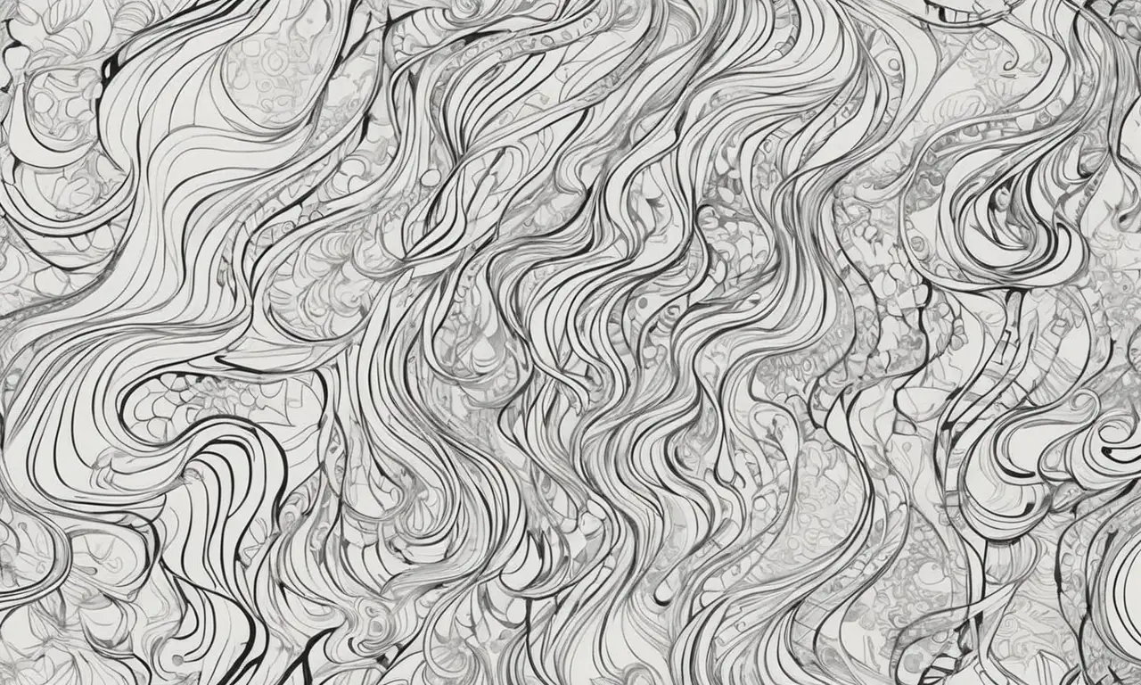 La obra combina líneas bold, sombras suaves y texturas delicadas para expresar una compleja gama de emociones y una atmósfera melancólica