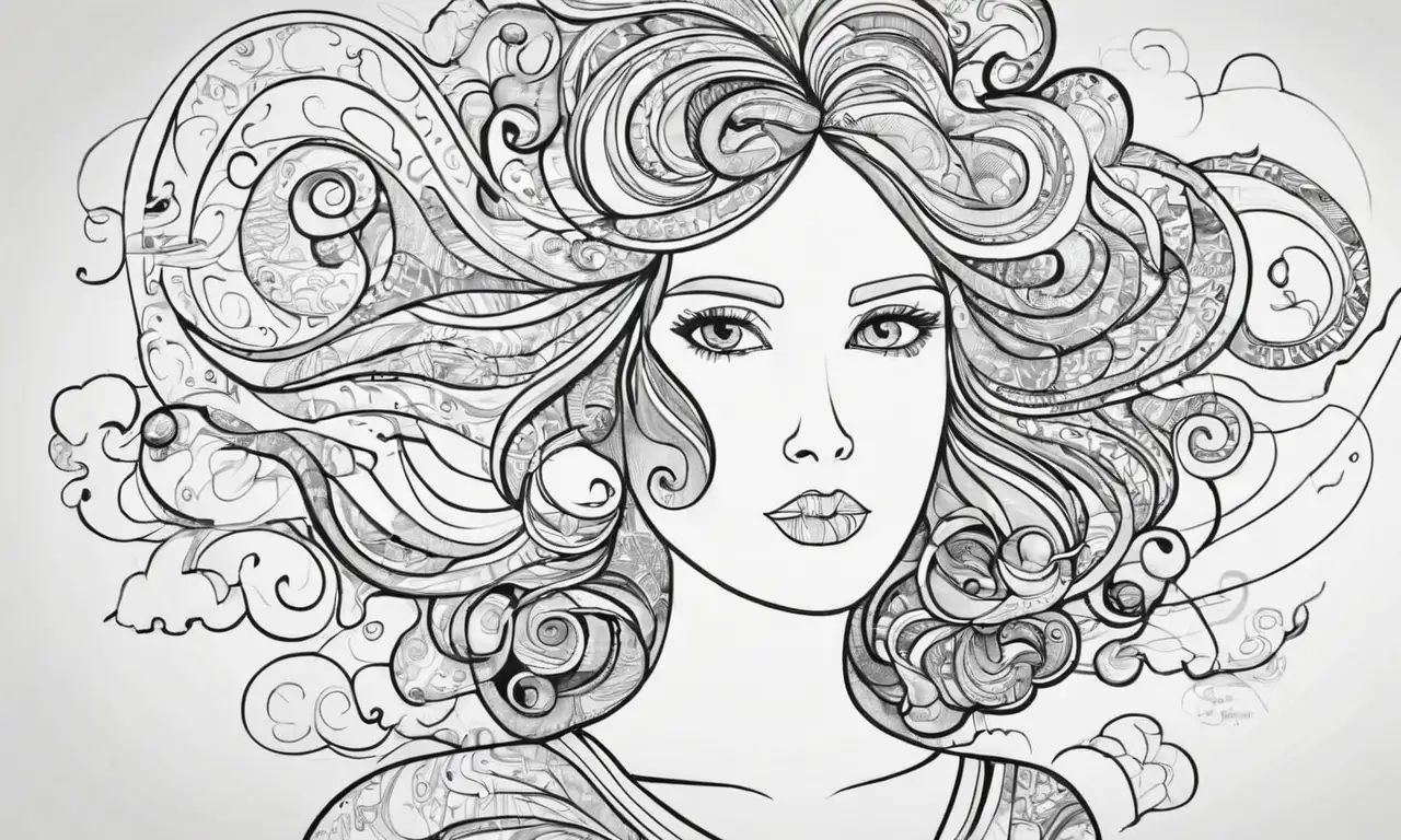 Una figura central pensativa envuelta en sombras y contrastes emocionales, representando confusión y tensión