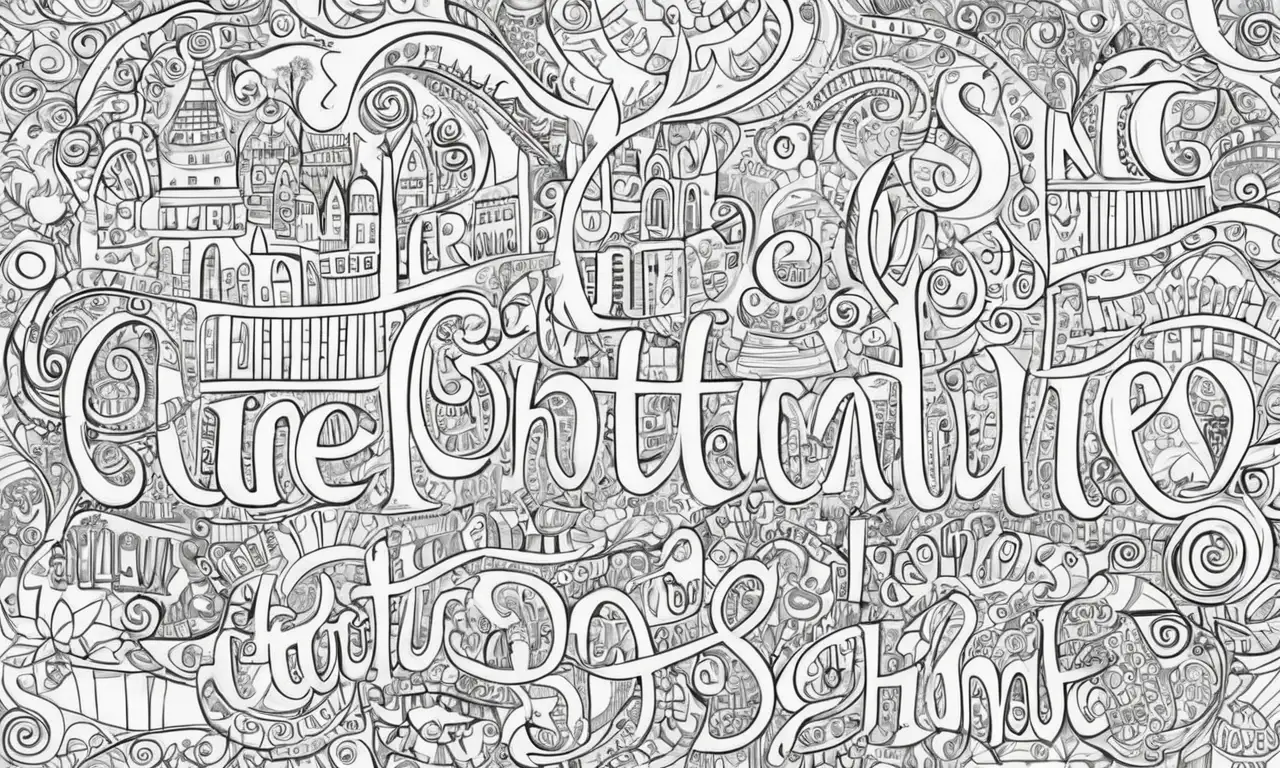 Una escena vibrante con un juego de colores, texturas y formas que invita a la gratitud