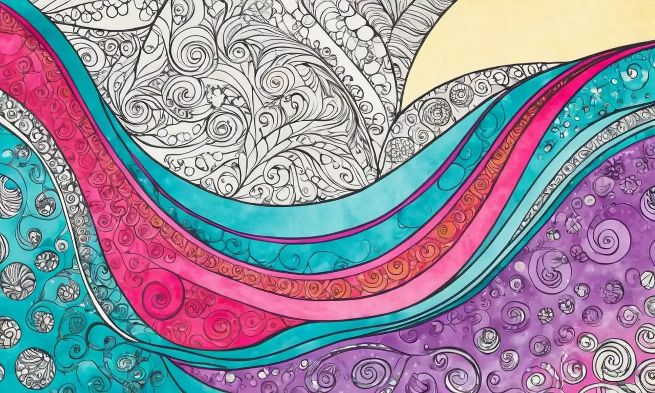 Colores vibrantes y contrastes juegan con la forma y la luz para crear una narrativa visual cautivadora