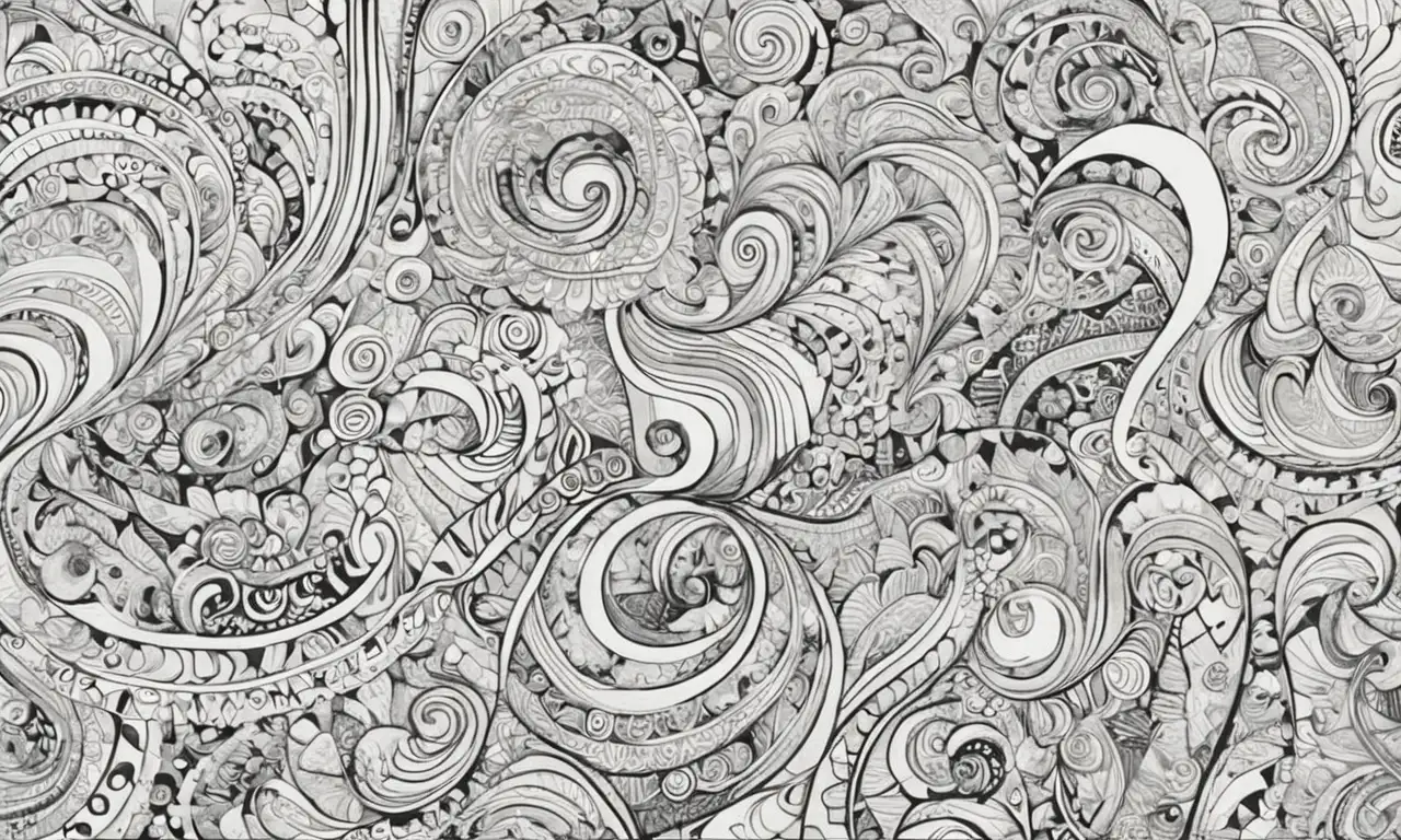 Colores suaves y sombras crean profundidad, mientras líneas y texturas evocan emociones y complejidades