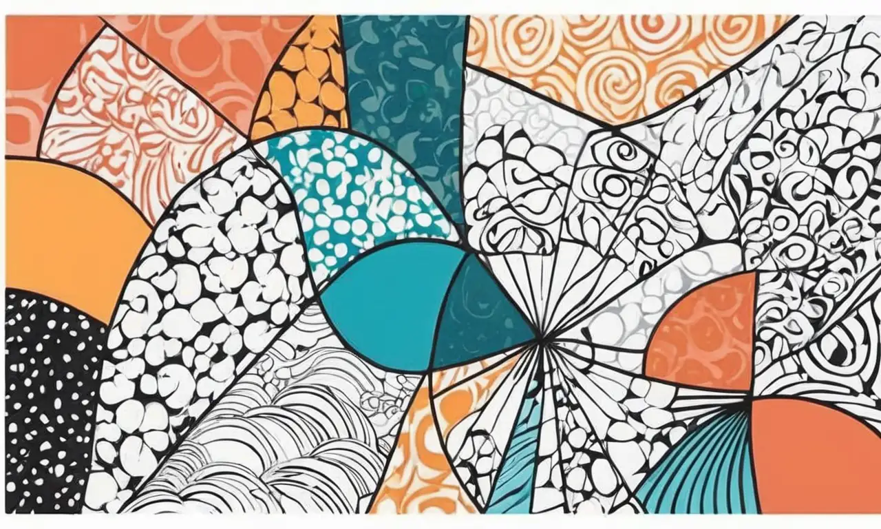 Los elementos visuales dinámicos y contrastantes generan profundidad y emoción en la composición