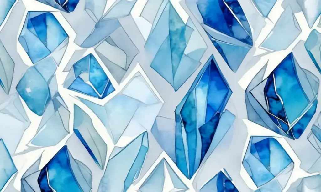 Cristal de cuarzo vibrante con texturas dinámicas y contrastes suaves