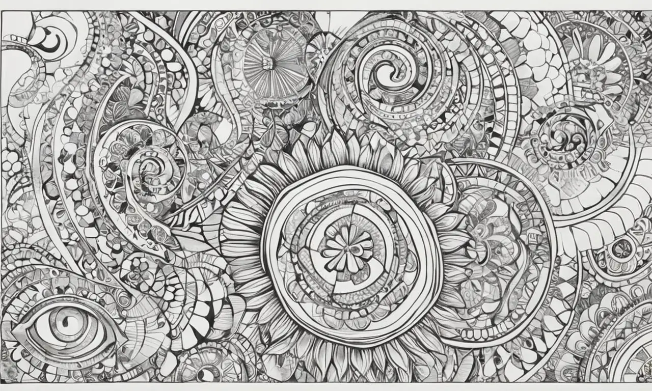 La técnica de sombreado suave y detalles diversos realza la dimensión y el interés visual en la composición