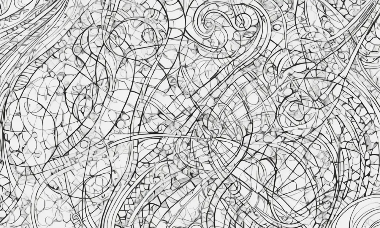 El dibujo combina sombras, líneas, gradientes y texturas para crear profundidad y destacar elementos clave