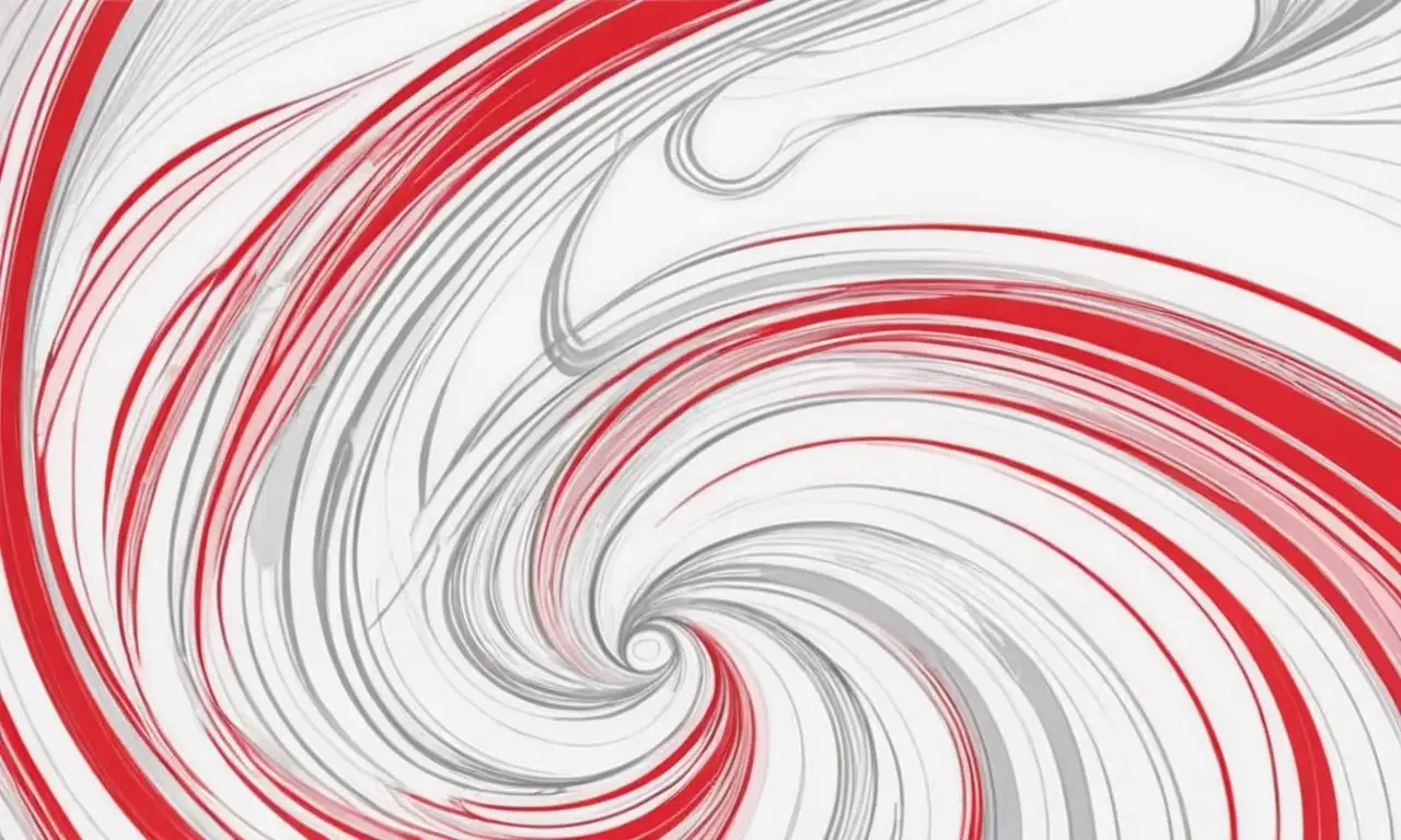 Composición vibrante y enérgica que mezcla rojo intenso, sombras profundas y texturas etéreas