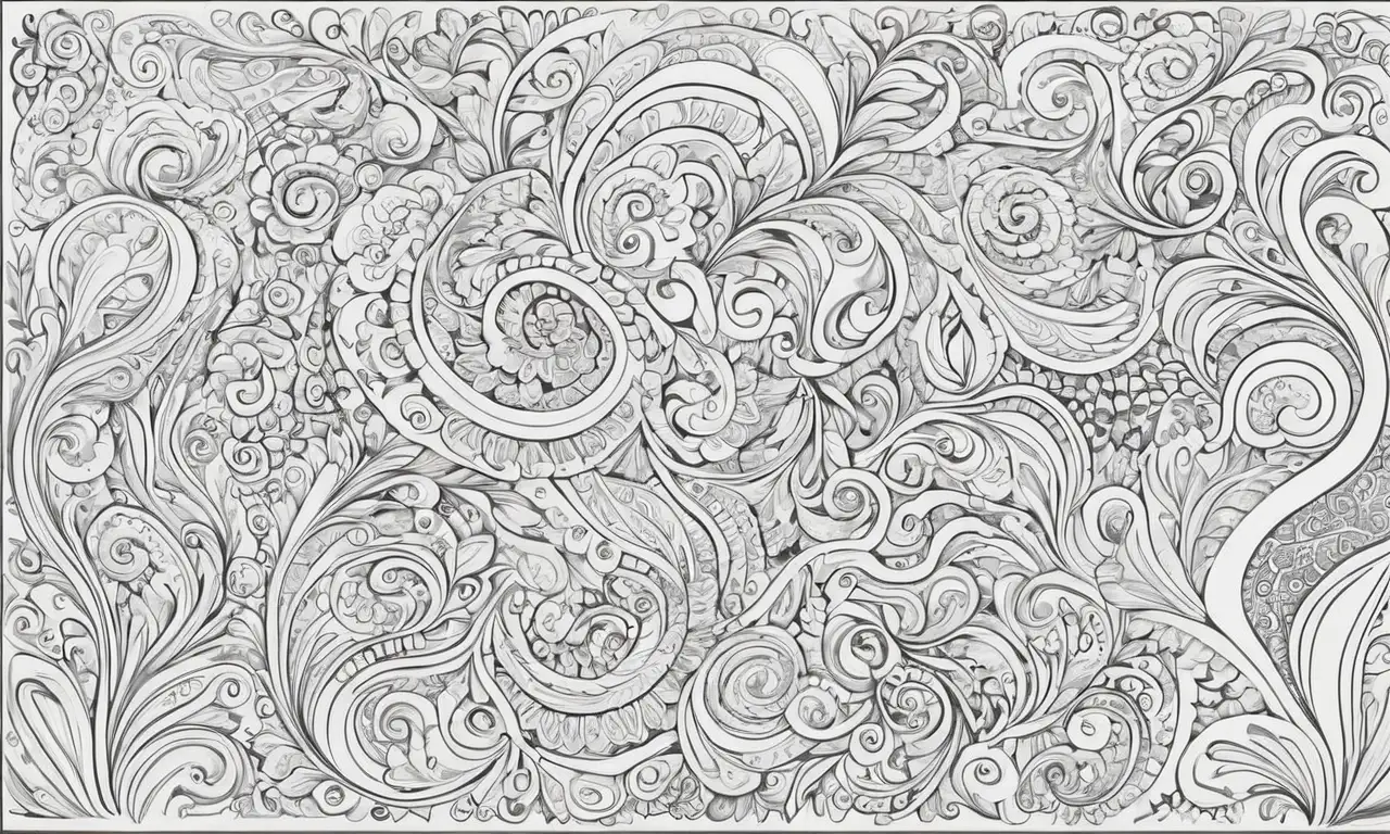 Colores vibrantes, trazos intrincados y formas fluidas crean composiciones dinámicas y llenas de expresión