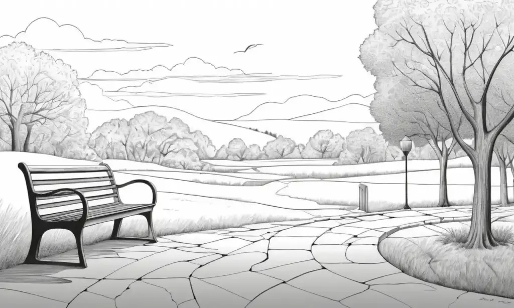 El dibujo usa sombras