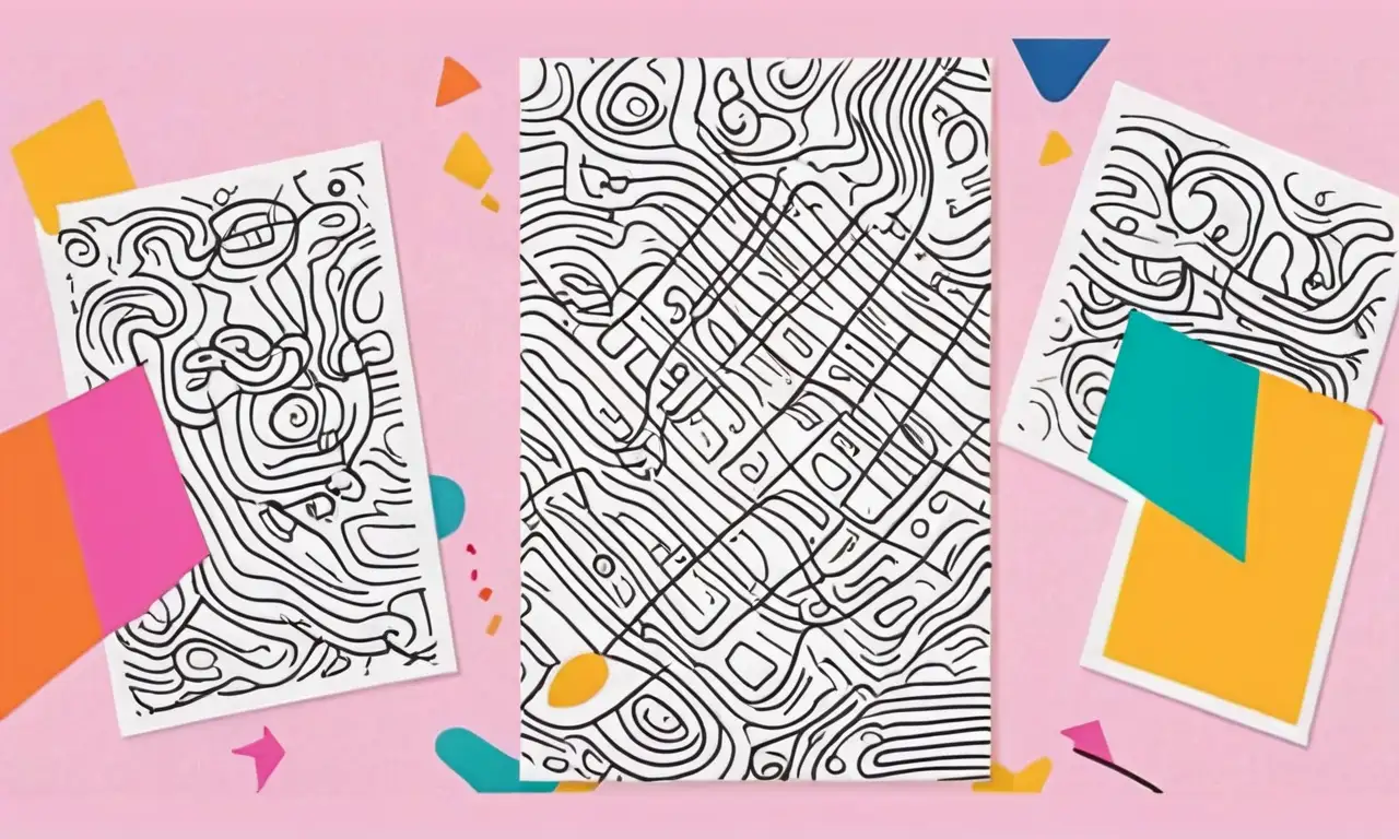 Diseño visual atractivo con título claro, fondo en gradiente pastel, líneas dinámicas y elementos ilustrativos