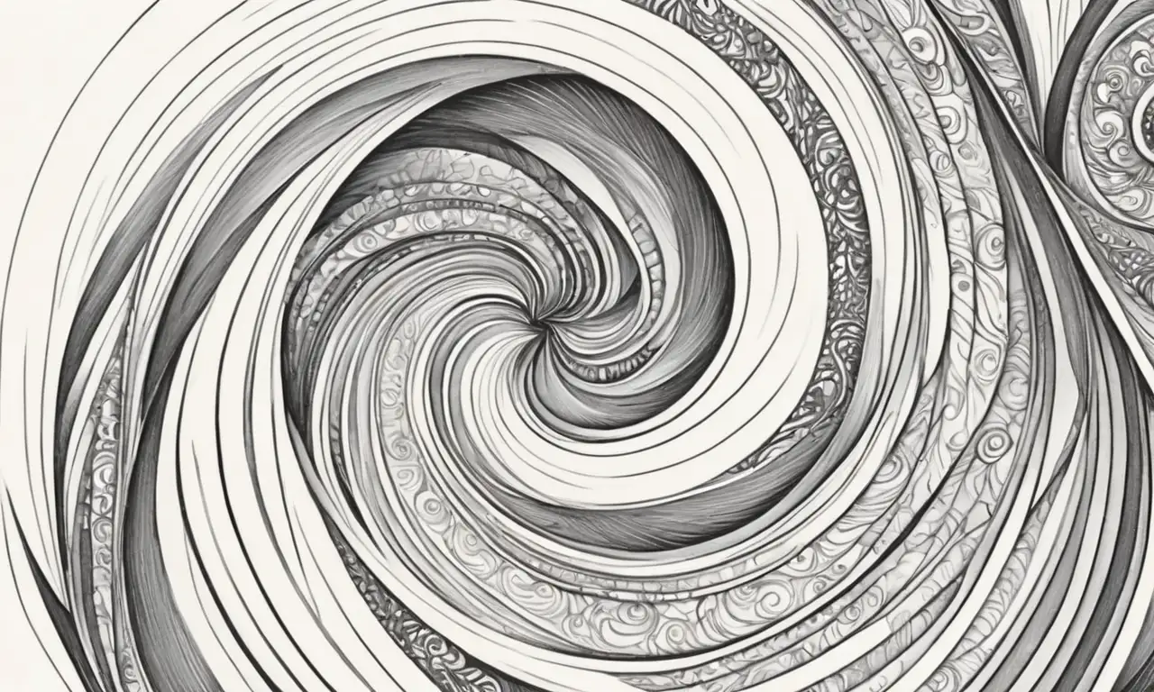 Una composición dinámica y equilibrada que evoca emoción y tranquilidad a través de texturas, luz y movimiento