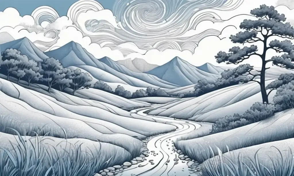 Un paisaje dinámico con vientos