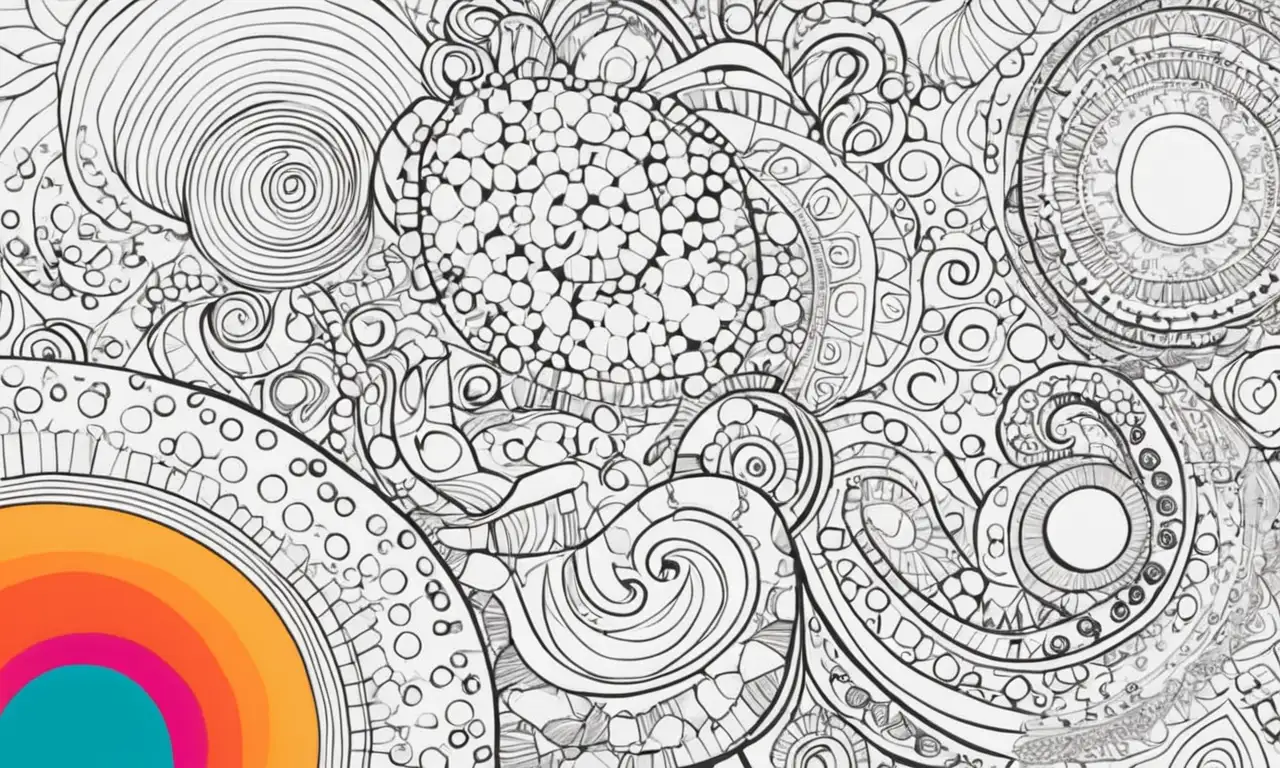 Un diseño complejo con líneas intrincadas y una armonía visual que destaca ideas y datos