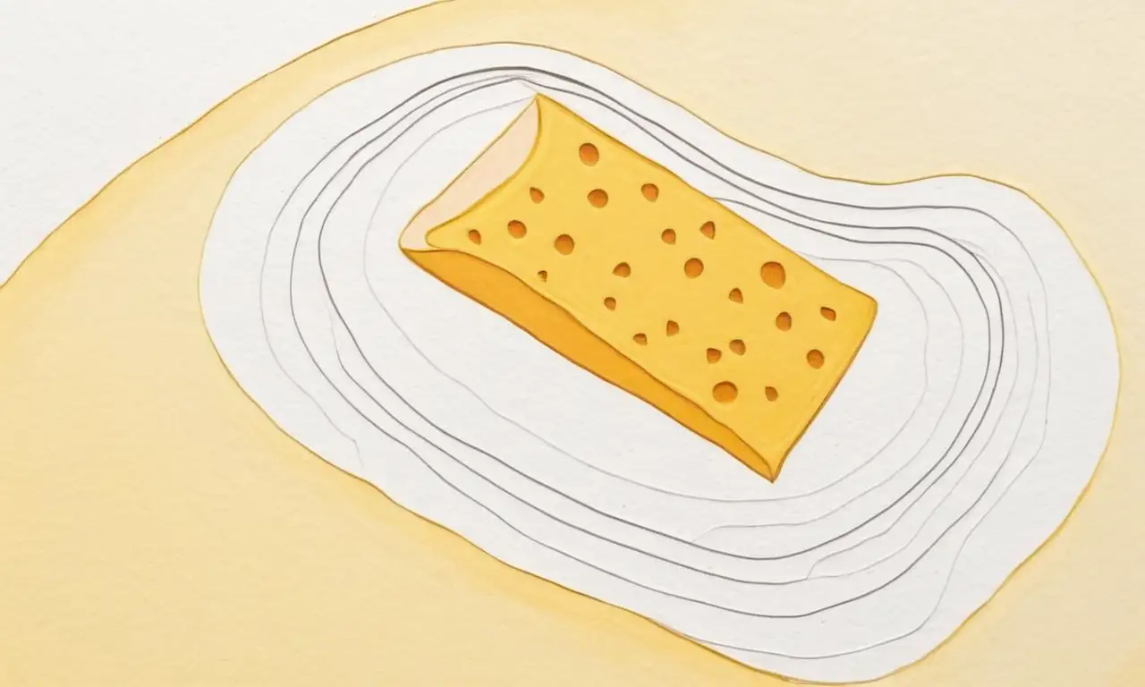Composición vibrante y elegante de quesos con texturas delicadas y contrastes dinámicos