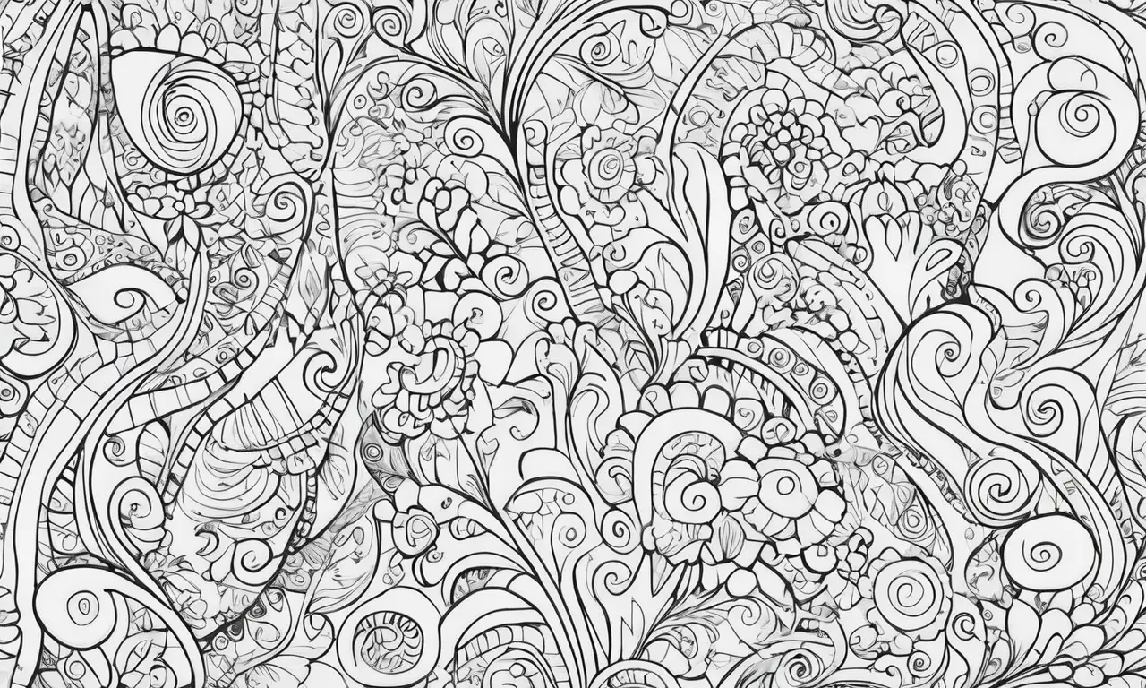Un arte vibrante y dinámico que evoca una atmósfera juguetona y emocional