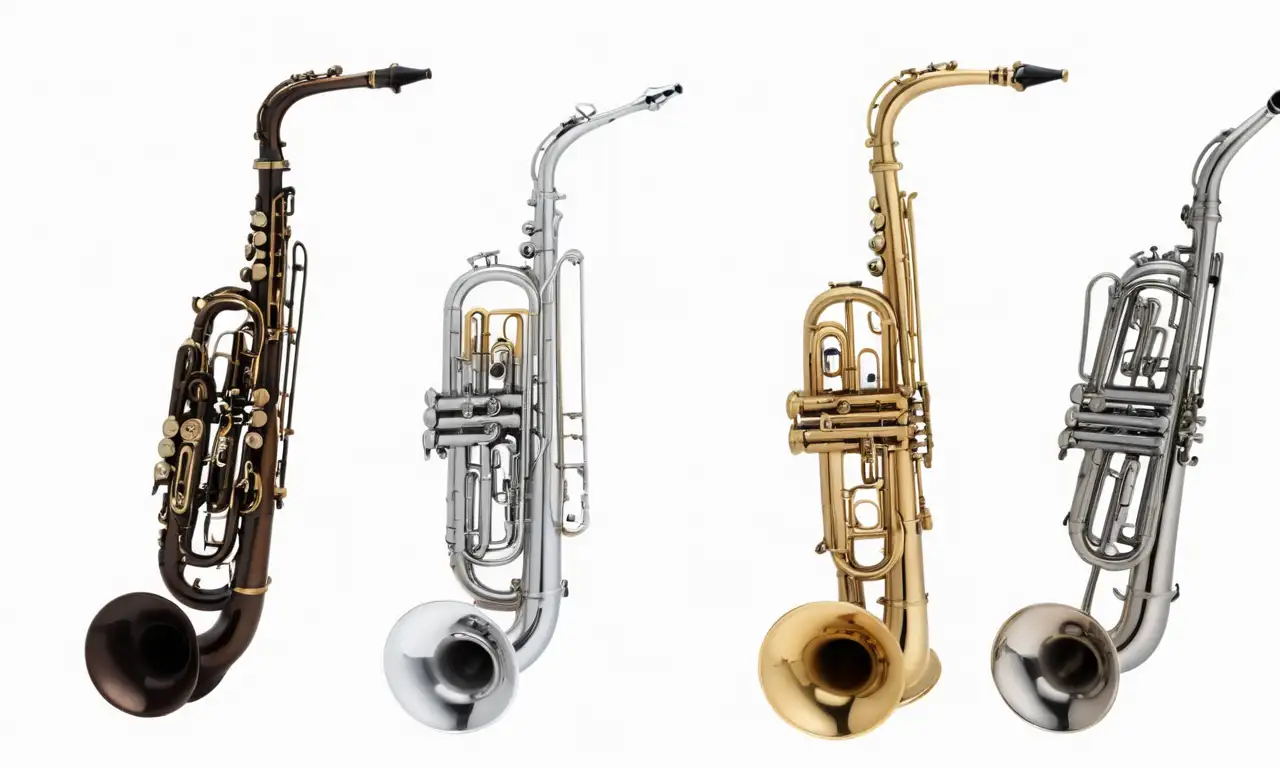 Instrumentos musicales se destacan con líneas delicadas, sombreados suaves y texturas variadas
