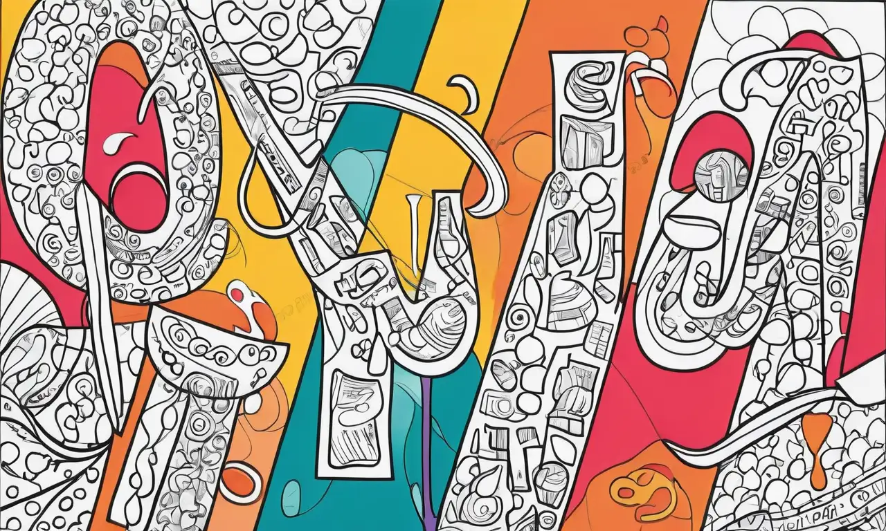 Líneas fluidas y colores vibrantes crean un ambiente educativo con claridad y profundidad