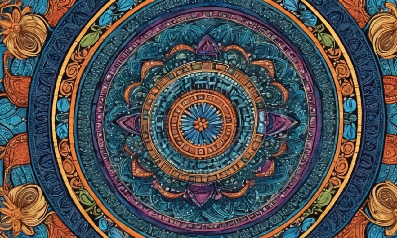 Colores vibrantes y patrones intrincados crean amuletos que evocan protección y energía