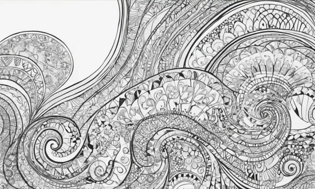 Las líneas y colores en el arte transmiten emociones y narrativas complejas