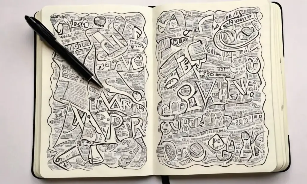Una composición creativa y precisa de líneas